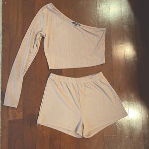 Lemite Pale Pink Two Piece Set